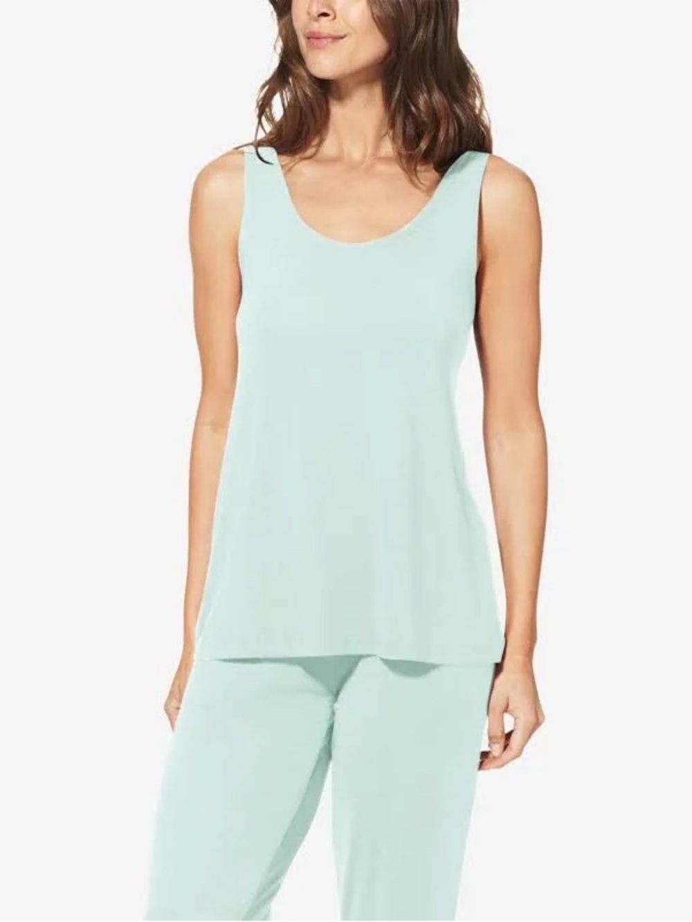 New NWT Tommy John Second Skin Tank Top Shirt Size Small S Sleep Mint Green